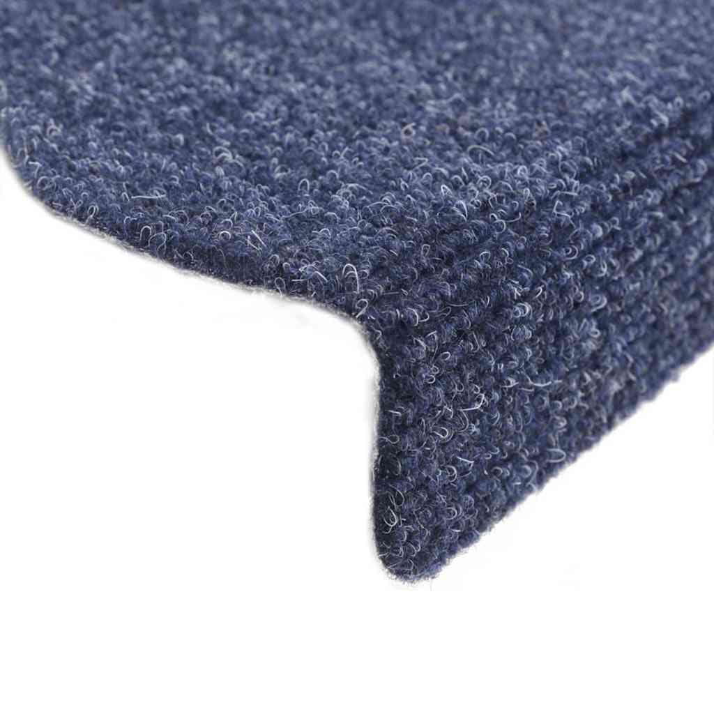 Trappematter selvklebende 30 stk 56x17x3 cm blå halvrund