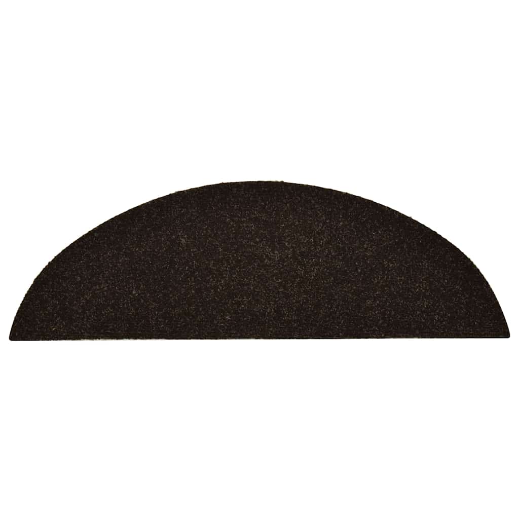 Trappematter selvklebende 30 stk 56x17x3 cm mørkebrune halvrund