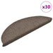 Trappematter selvklebende 30 stk 56x17x3 cm beige halvrund