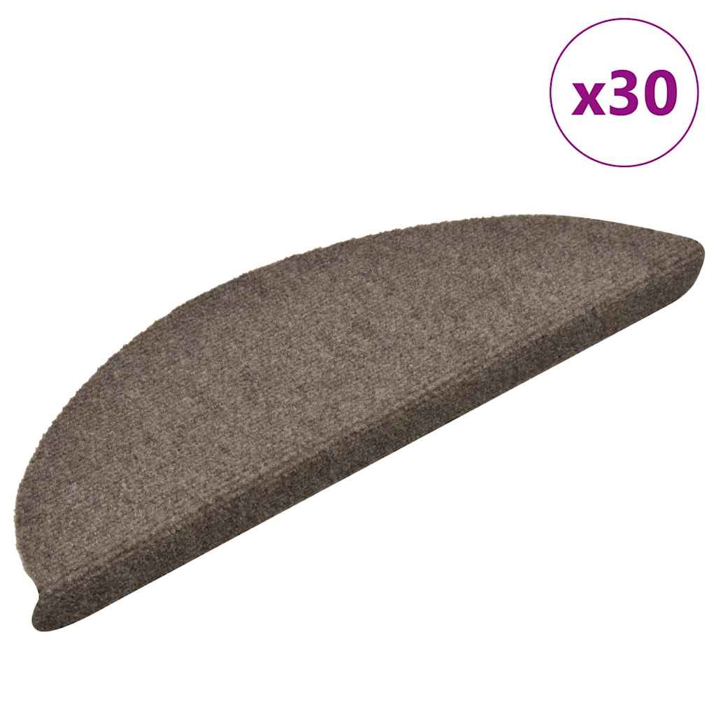 Trappematter selvklebende 30 stk 56x17x3 cm beige halvrund