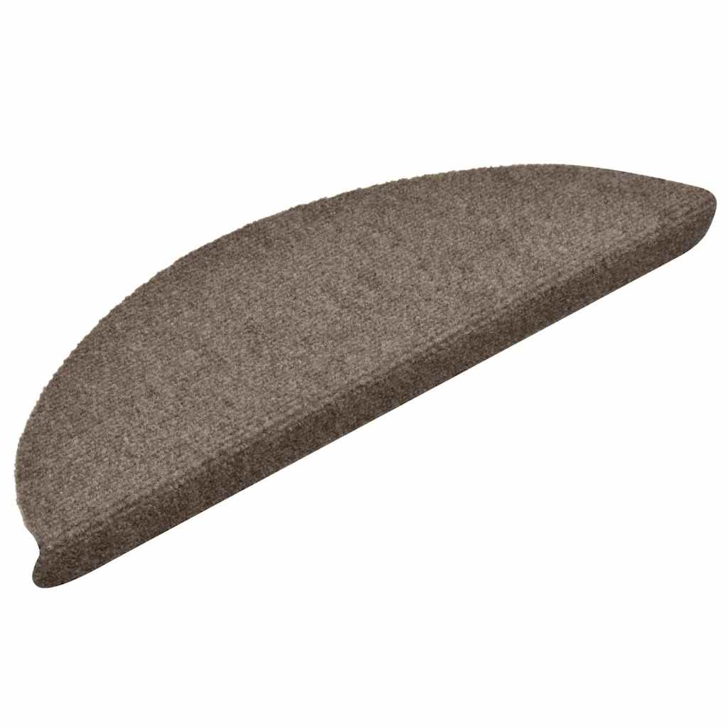 Trappematter selvklebende 30 stk 56x17x3 cm beige halvrund