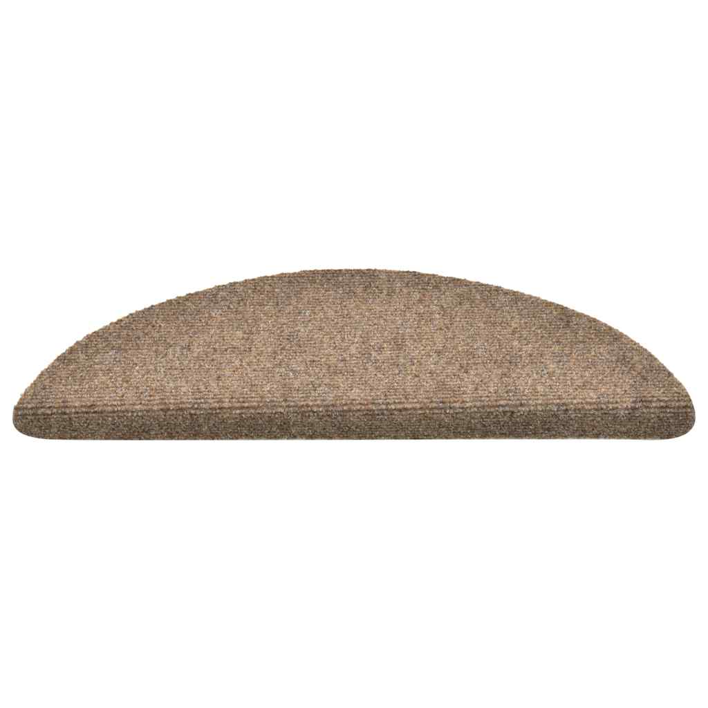 Trappematter selvklebende 30 stk 56x17x3 cm beige halvrund