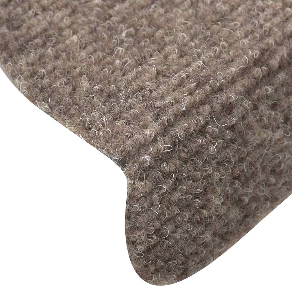 Trappematter selvklebende 30 stk 56x17x3 cm beige halvrund