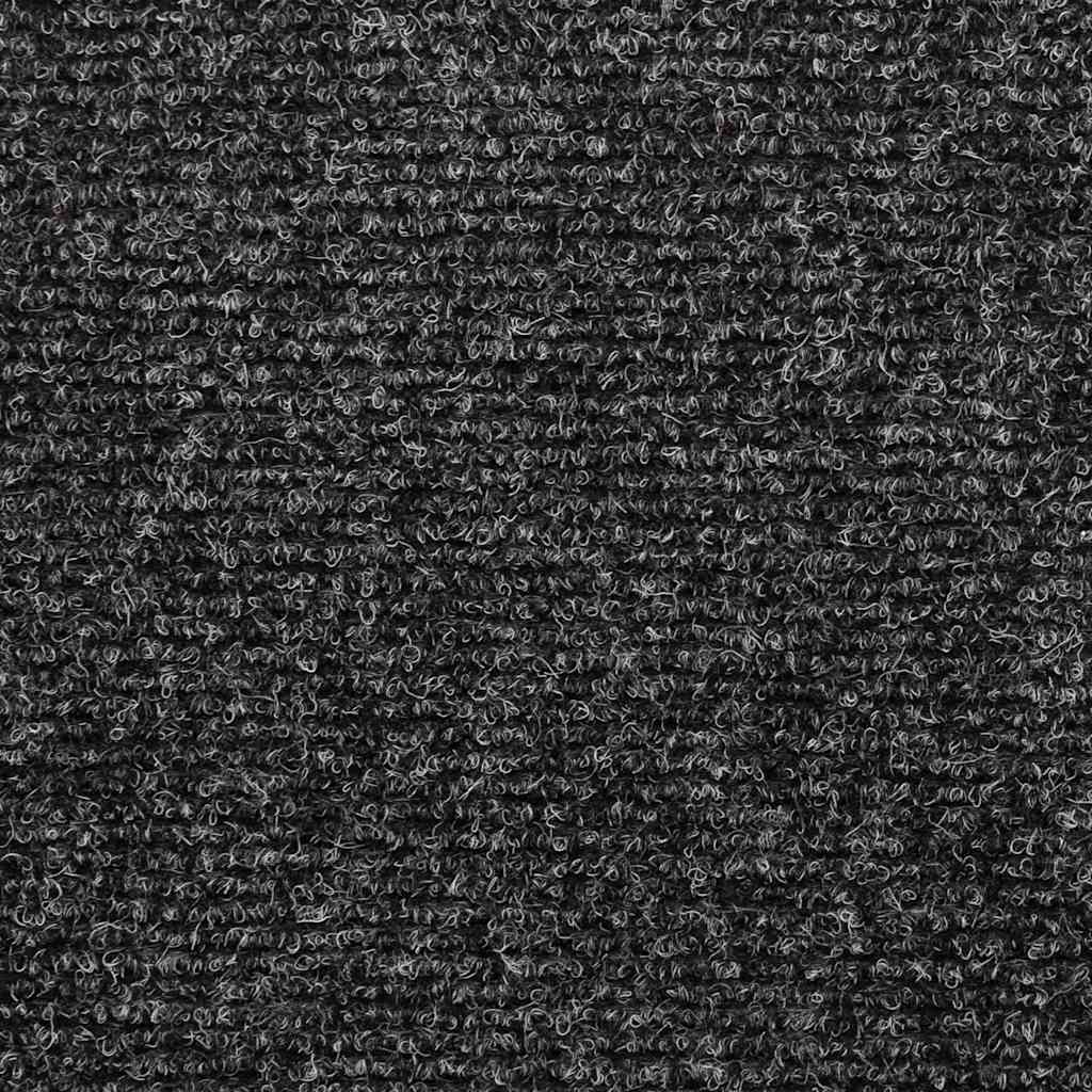 Trappematter selvklebende 30 stk 65x21x4 cm mørkegrå rektangulær kant
