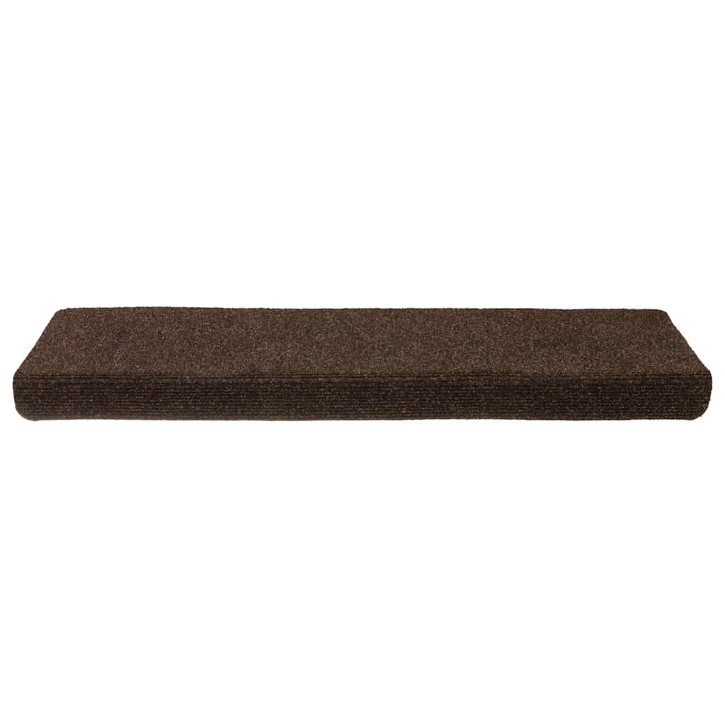 Trappematter selvklebende 30 stk 65x21x4 cm brun rektangulær kant