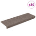 Trappematter selvklebende 30 stk 65x21x4 cm beige rektangulær kant