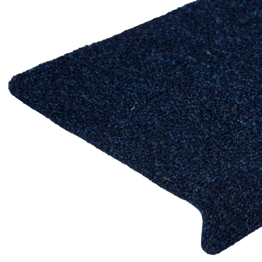 Trappematter selvklebende 30 stk 65x21x4 cm marineblå rektangulær kant