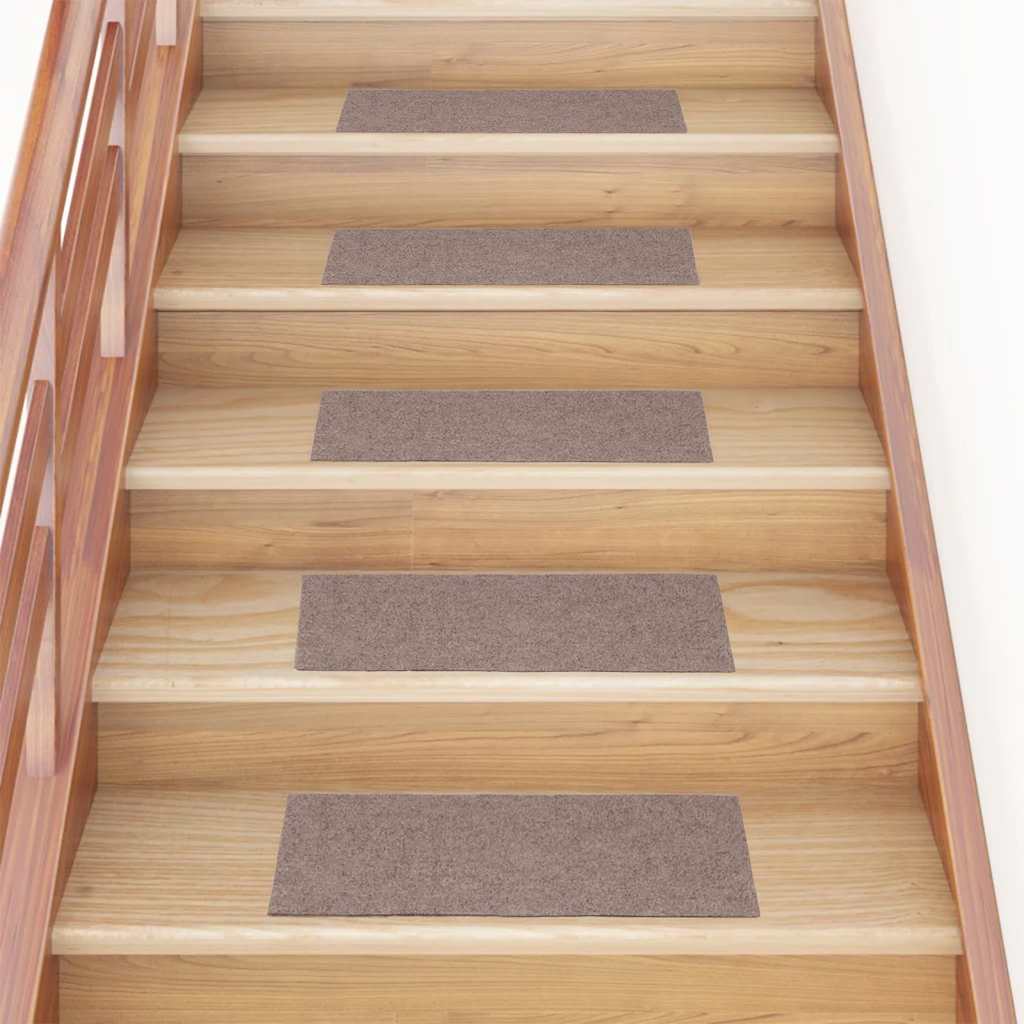 Trappematter selvklebende 30 stk 60x25 cm lysebrune rektangulære