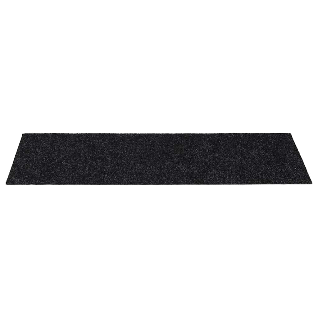 Trappematter selvklebende 30 stk 60x25 cm svarte rektangulære