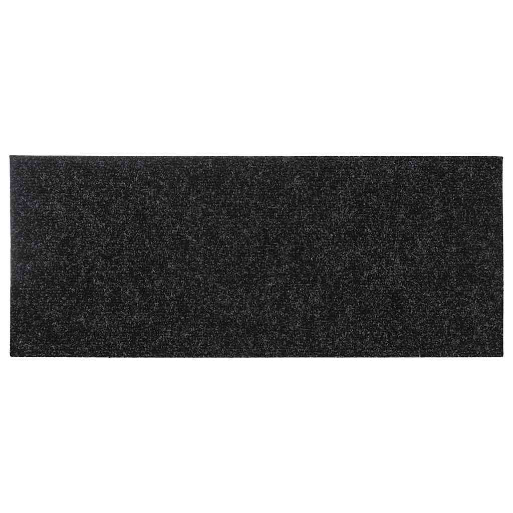 Trappematter selvklebende 30 stk 60x25 cm svarte rektangulære
