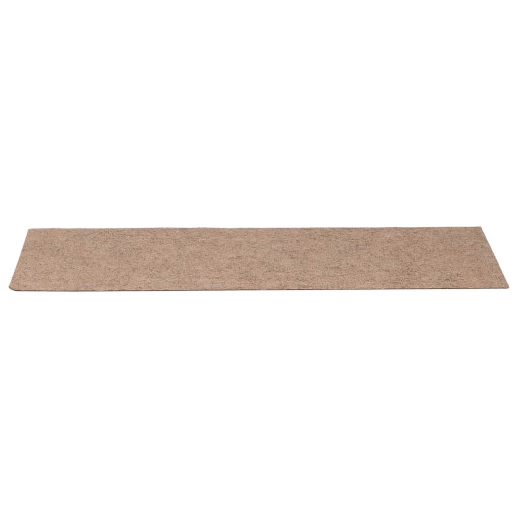 Trappematter selvklebende 30 stk 76x20 cm lysebrune rektangulære