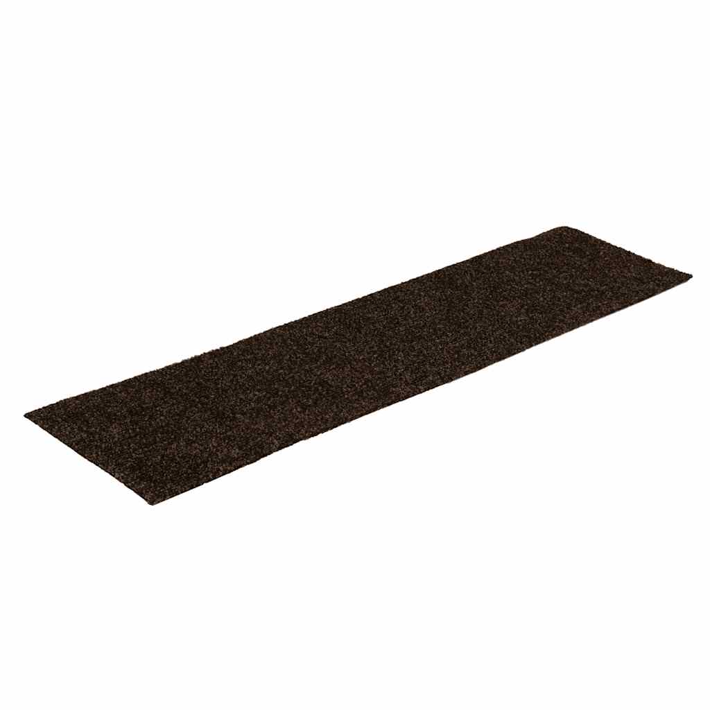 Trappematter selvklebende 30 stk 76x20 cm brune rektangulære