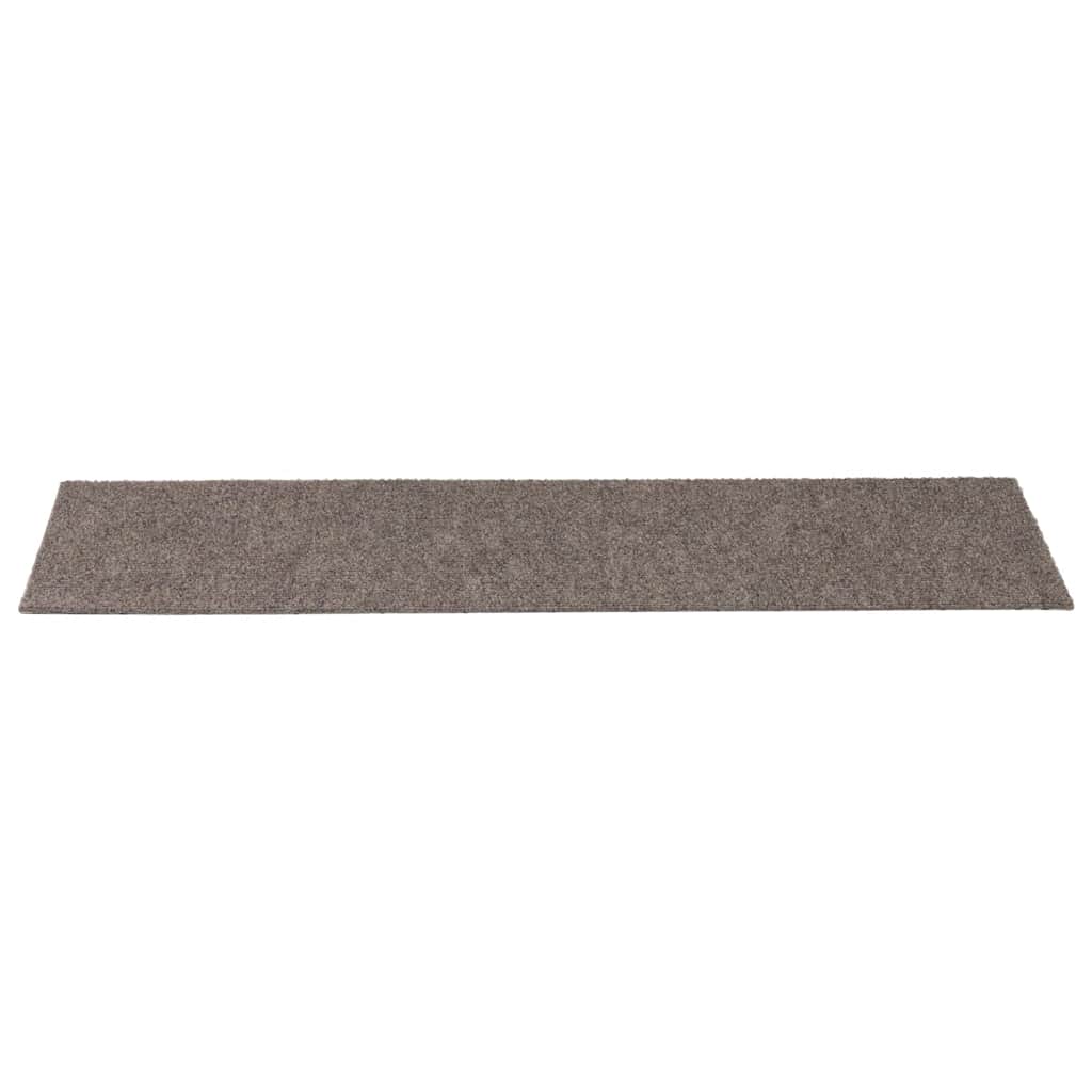 Trappematter selvklebende 30 stk 76x20 cm beige rektangulære