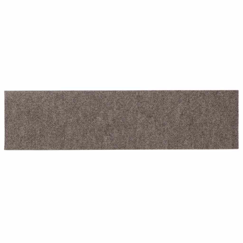 Trappematter selvklebende 30 stk 76x20 cm beige rektangulære