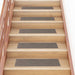 Trappematter selvklebende 30 stk 76x20 cm beige rektangulære