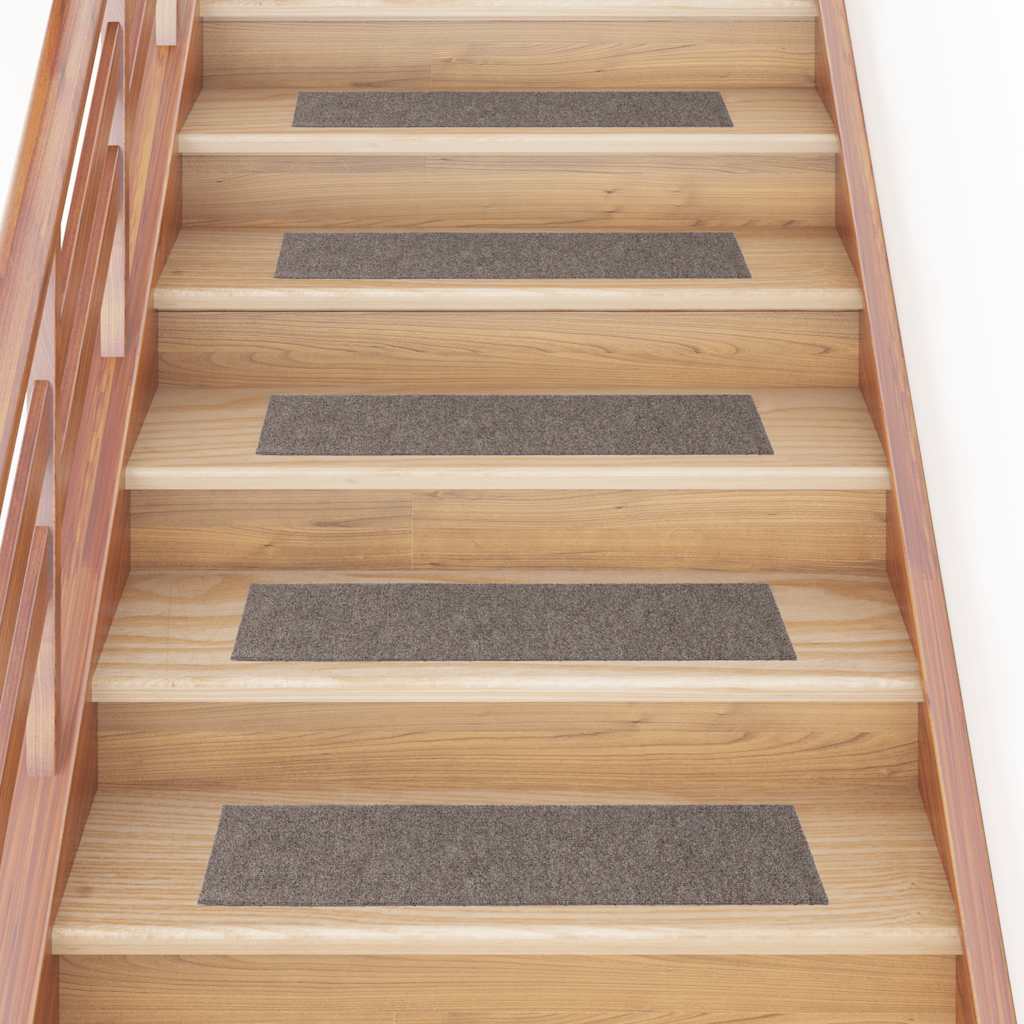 Trappematter selvklebende 30 stk 76x20 cm beige rektangulære