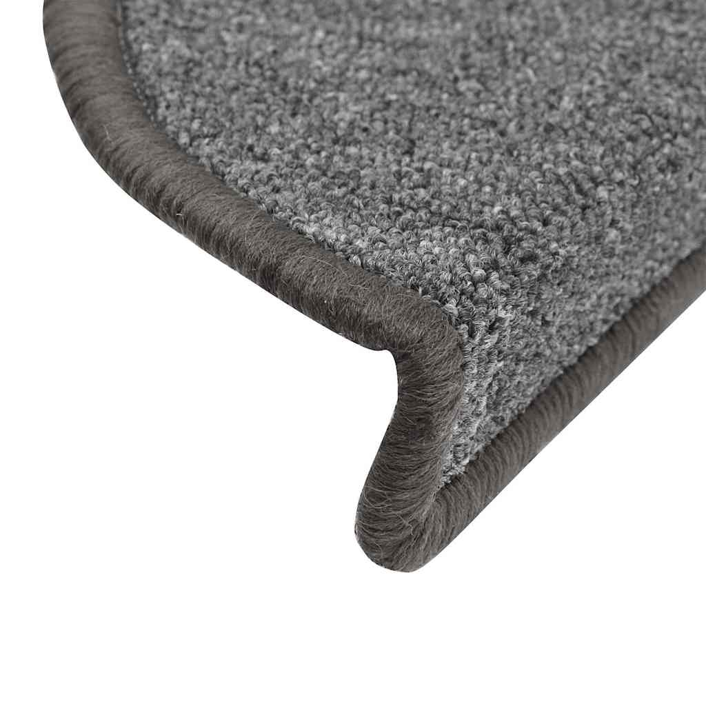 Trappematter 30 stk 56x17x3 cm mørkegrå halvrund
