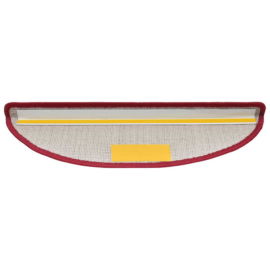 Trappematter 30 stk 56x17x3 cm rød halvrund