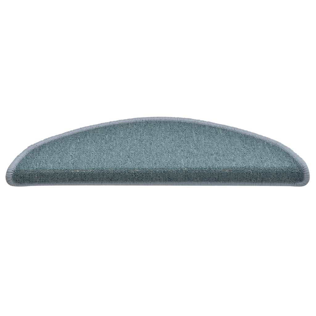 Trappematter 30 stk 56x17x3 cm sjøblå halvrund