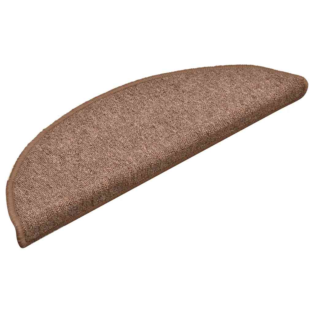 Trappematter 30 stk 56x17x3 cm brune halvrund
