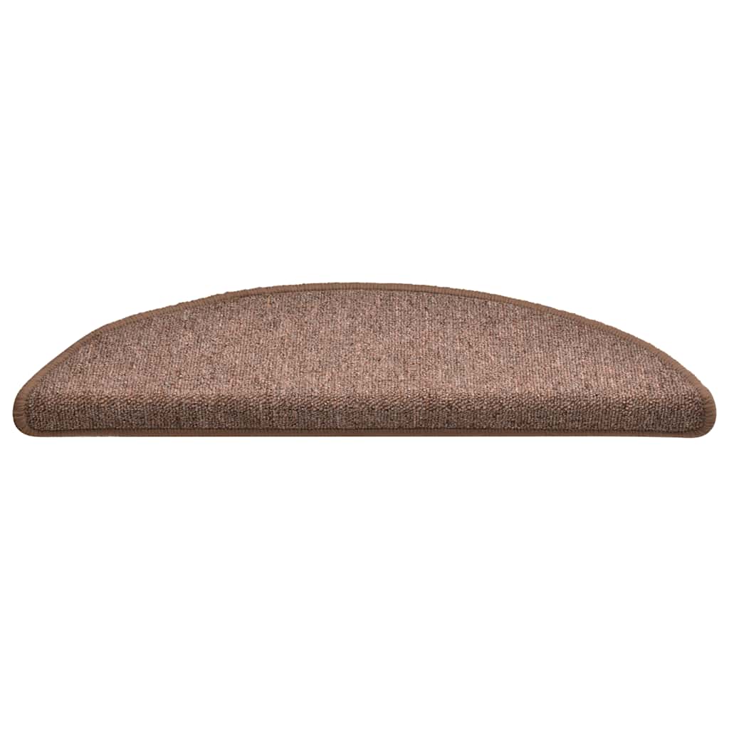 Trappematter 30 stk 56x17x3 cm brune halvrund