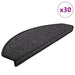 Trappematter 30 stk 65x24x4 cm antrasitt halvrund store