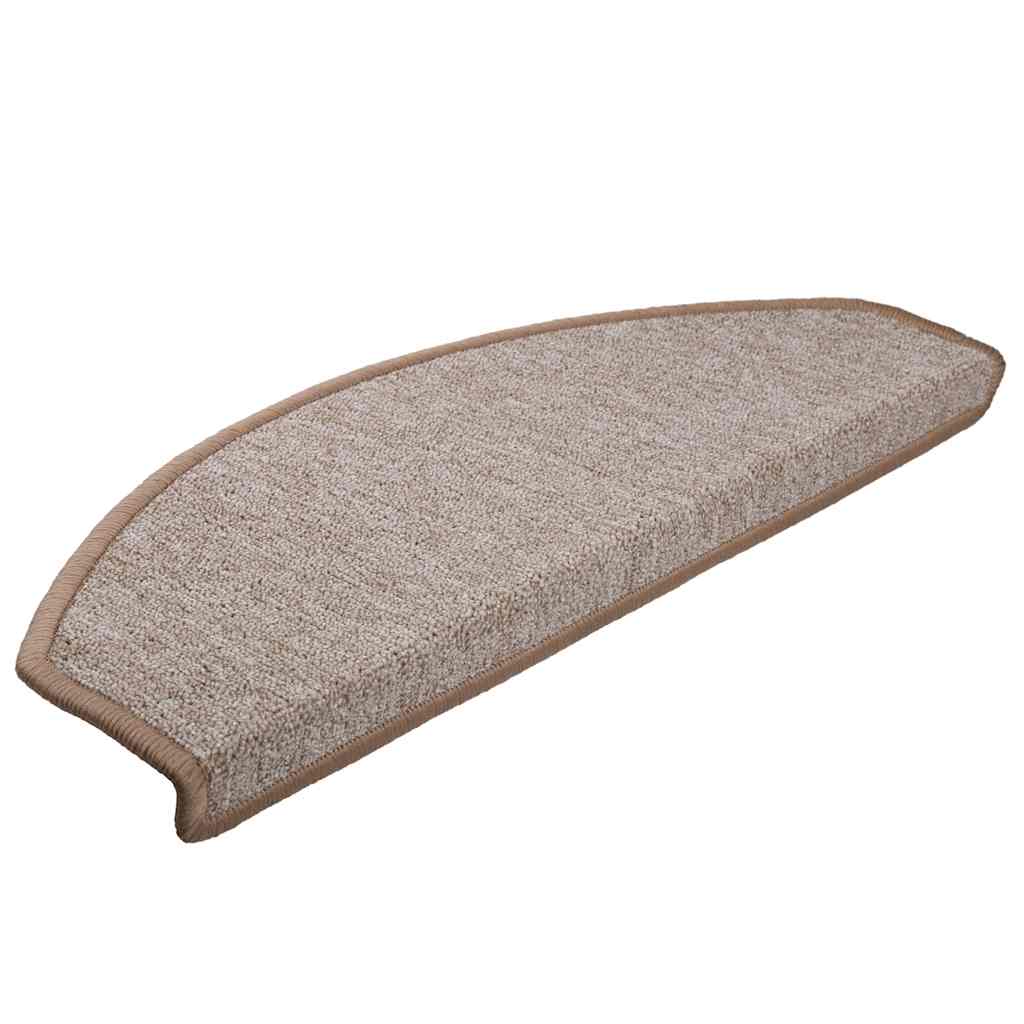 Trappematter 30 stk 65x24x4 cm lysebrune halvrund store