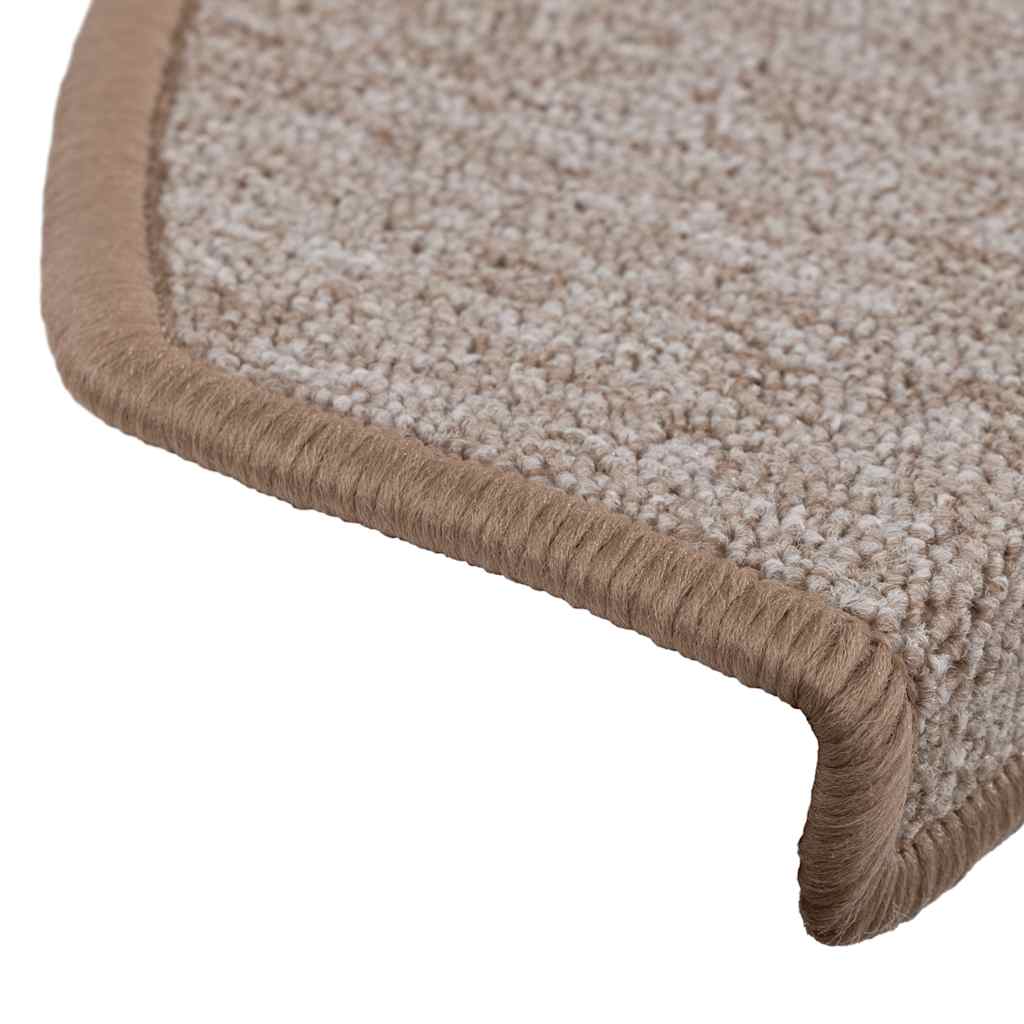 Trappematter 30 stk 65x24x4 cm lysebrune halvrund store