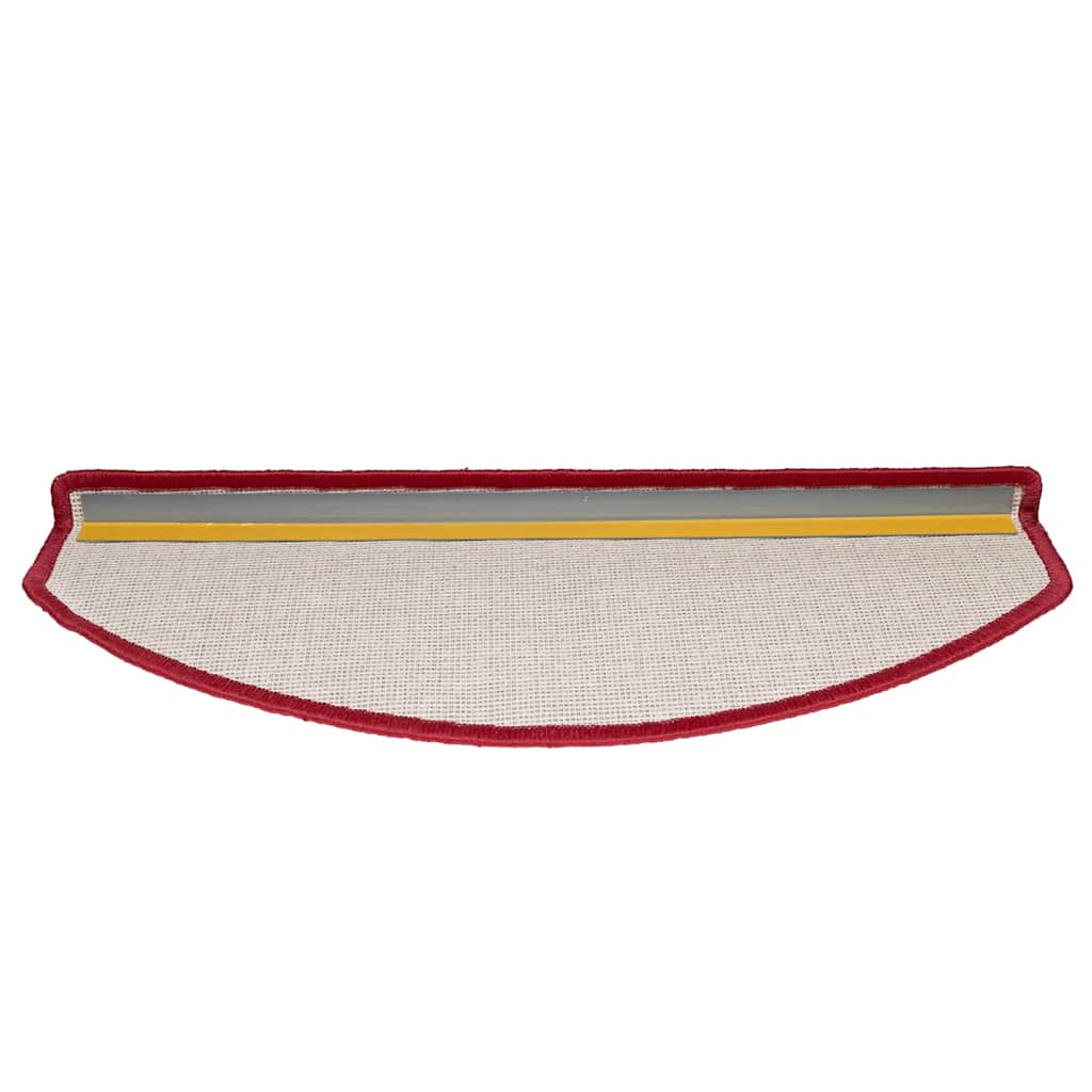 Trappematter 30 stk 65x24x4 cm rød halvrund store