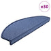 Trappematter 30 stk 65x24x4 cm blå halvrund store