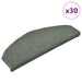Trappematter 30 stk 65x24x4 cm mørkegrønne halvrund store