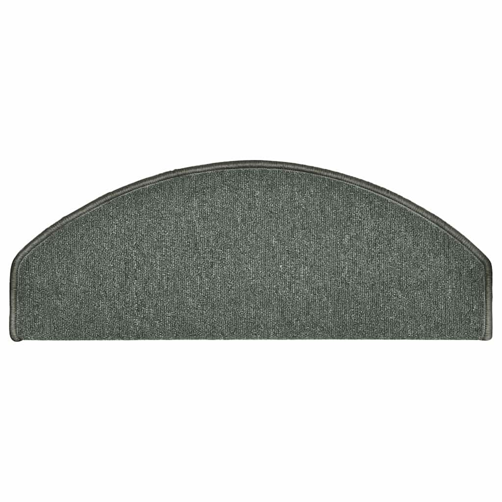 Trappematter 30 stk 65x24x4 cm mørkegrønne halvrund store