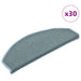Trappematter 30 stk 65x24x4 cm sjøblå halvrund store