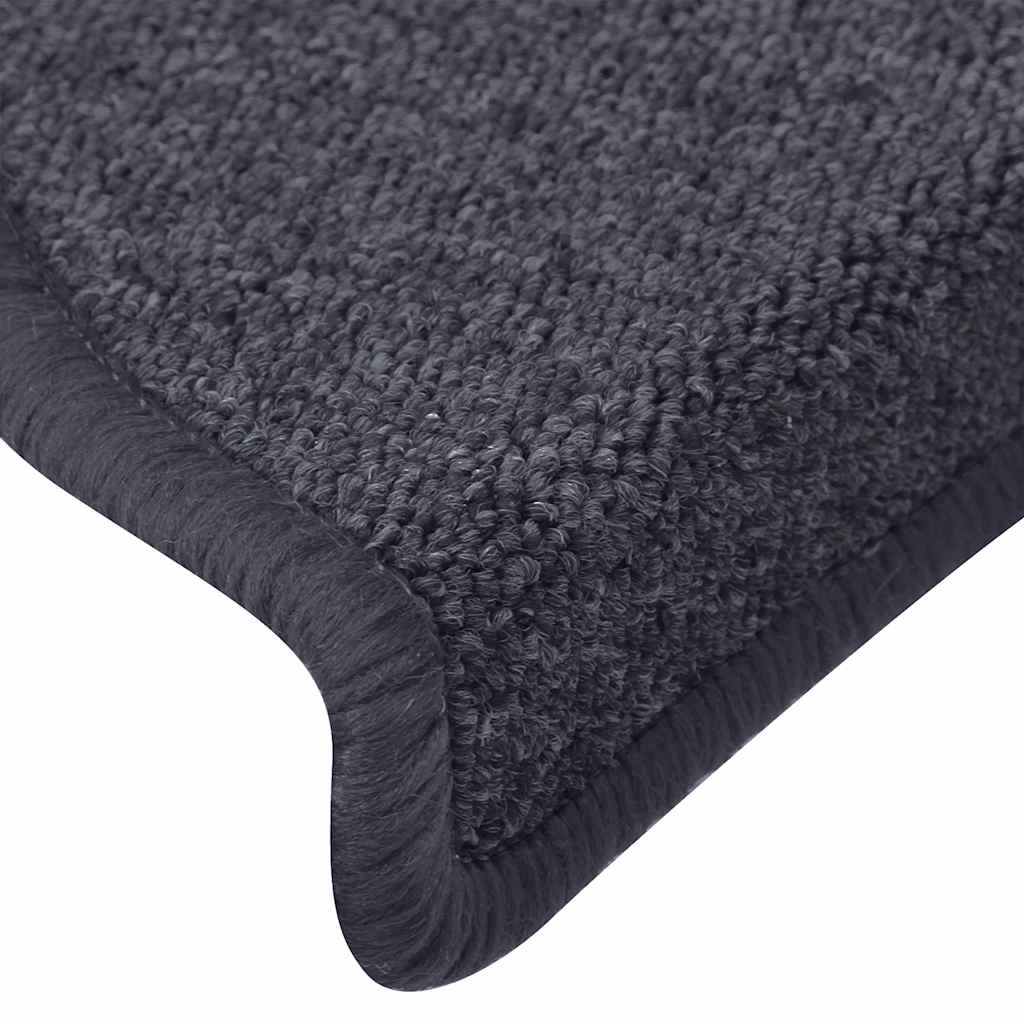 Trappematter 30 stk 65x24x4 cm mørkegrå og blå halvrund store