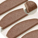 Trappematter 30 stk 65x24x4 cm brune halvrund store
