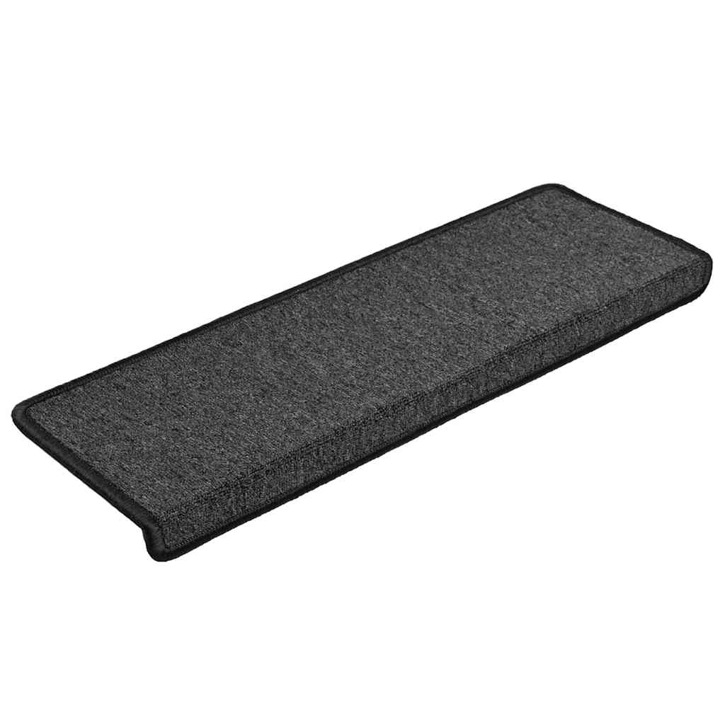 Trappematter 30 stk 65x21x4 cm antrasitt rektangulær kant