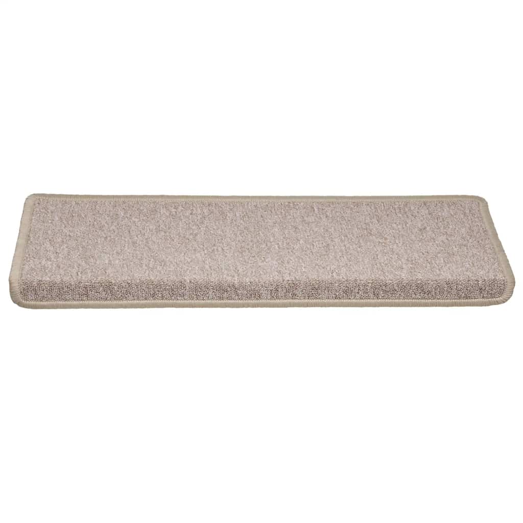 Trappematter 30 stk 65x21x4 cm gråbrun rektangulær kant