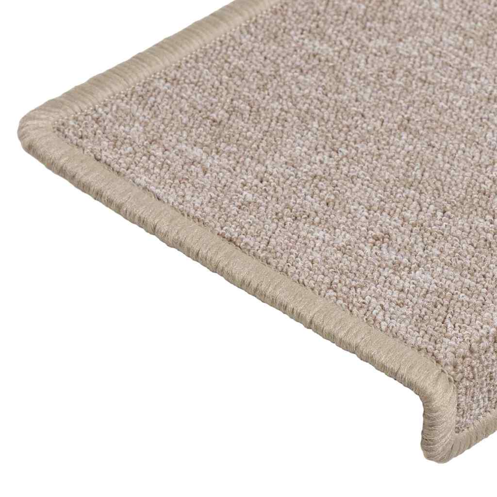 Trappematter 30 stk 65x21x4 cm gråbrun rektangulær kant