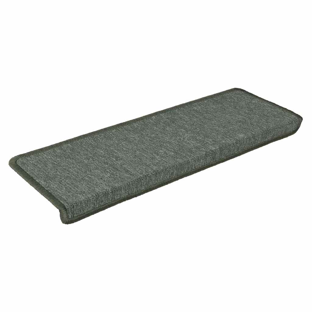 Trappematter 30 stk 65x21x4 cm mørkegrønne rektangulære kanter