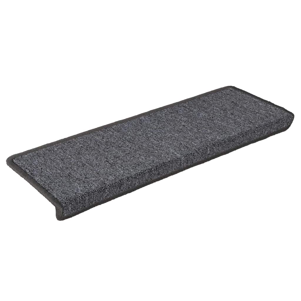 Trappematter 30 stk 65x21x4 cm mørkegrå rektangulær kant