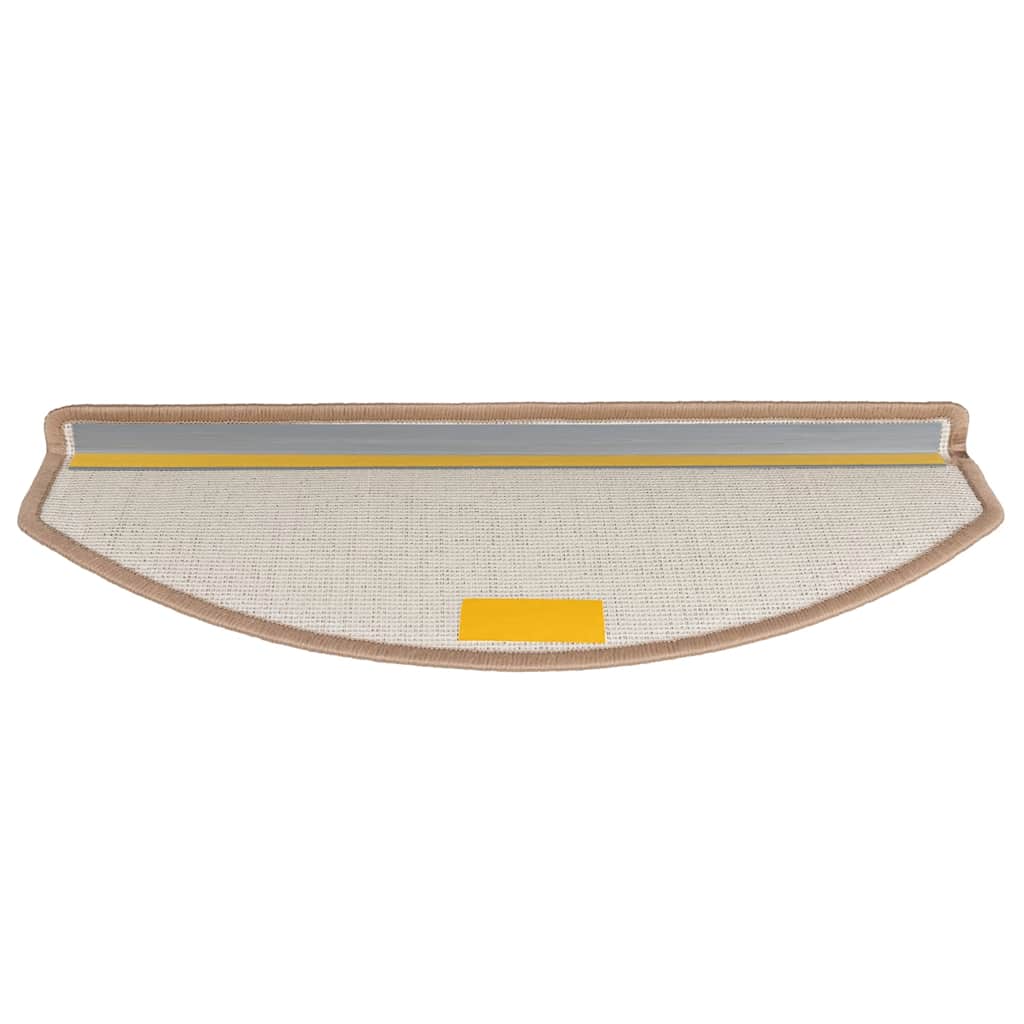 Trappematter 20 stk 65x24x4 cm lysebrune halvrund store