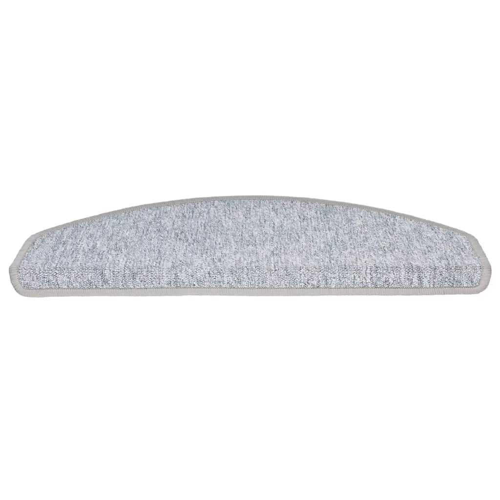 Trappematter 20 stk 65x24x4 cm lysegrå halvrund store