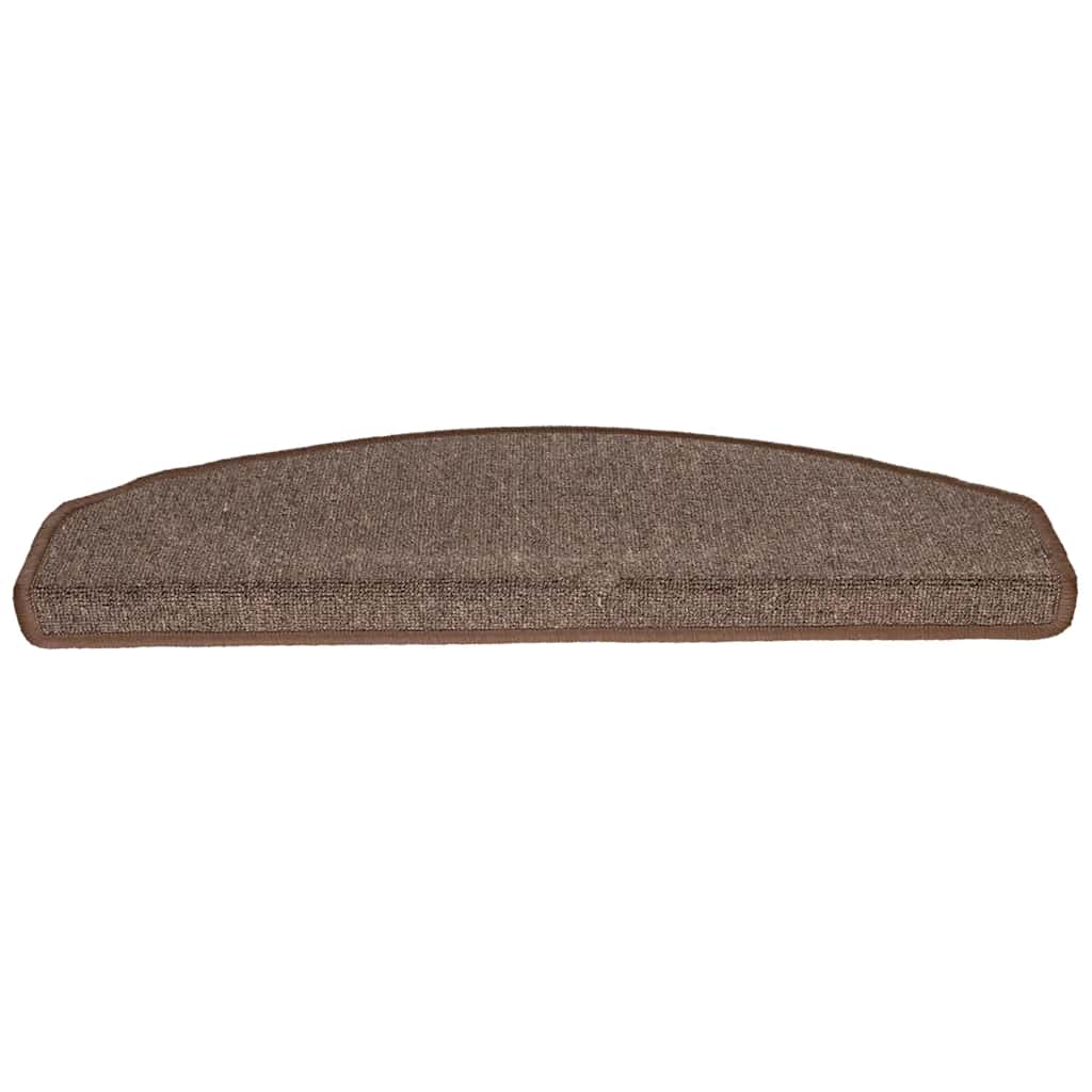 Trappematter 20 stk 65x24x4 cm kaffebrune halvrund store