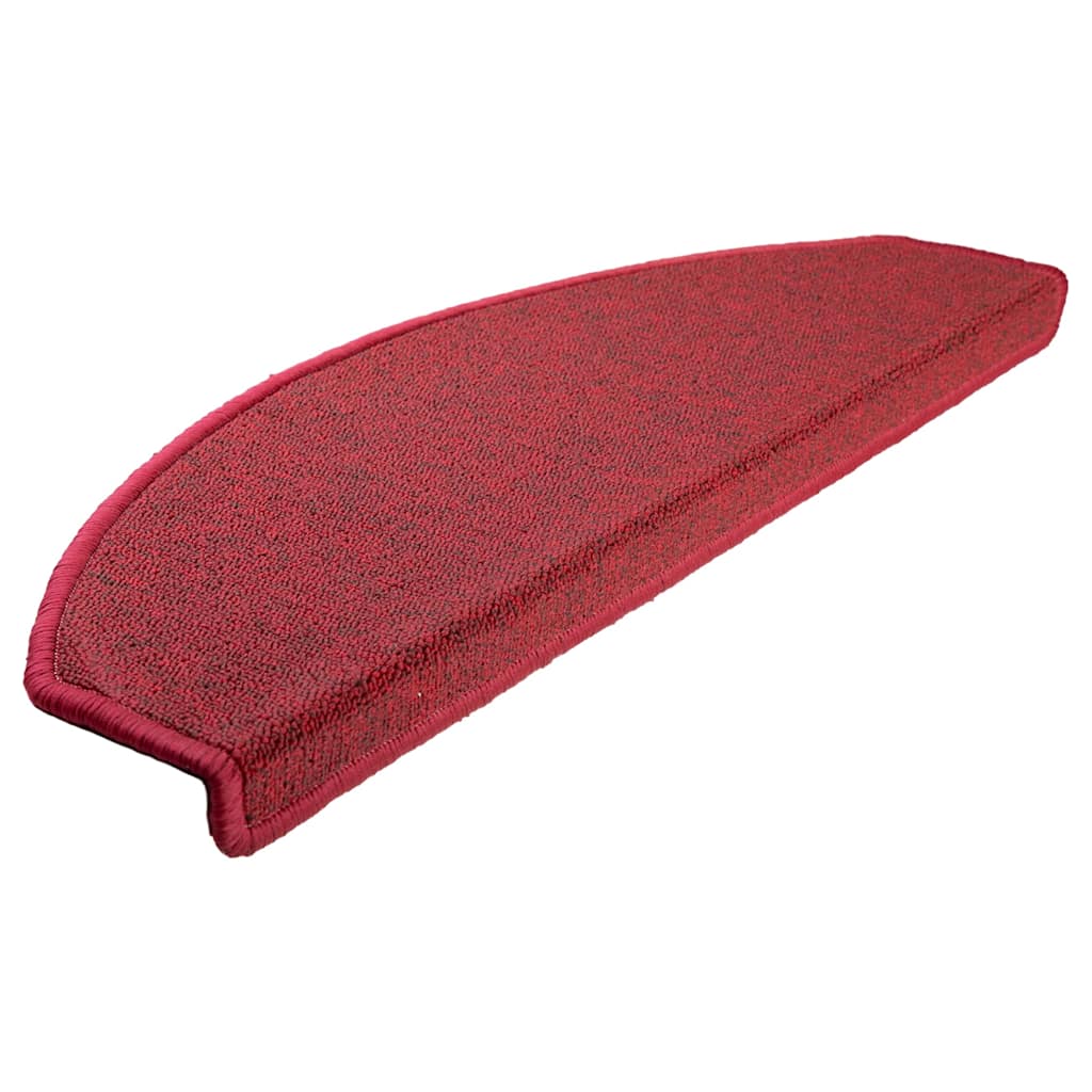 Trappematter 20 stk 65x24x4 cm rød halvrund store