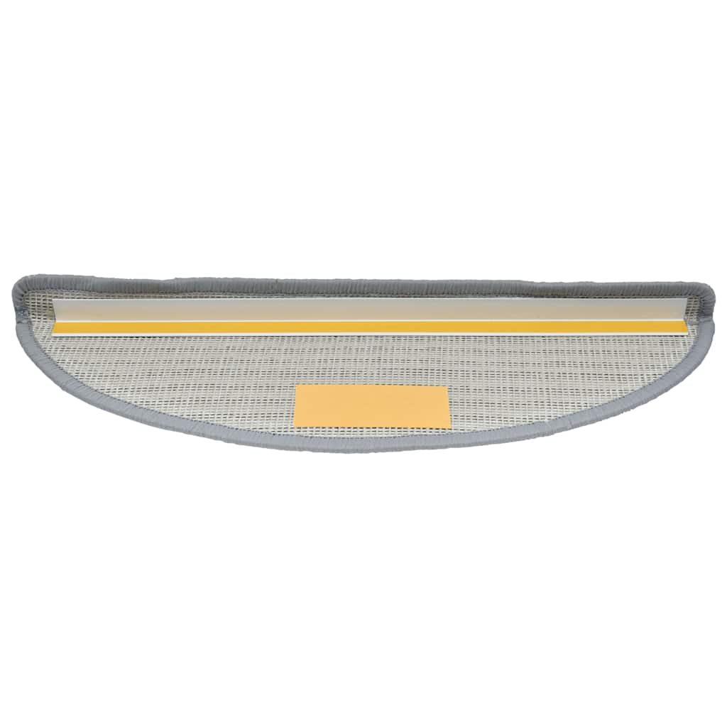 Trappematter 30 stk 56x17x3 cm grå halvrund