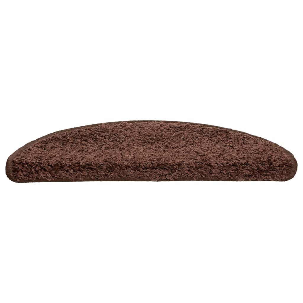 Trappematter 30 stk 56x17x3 cm brune halvrund