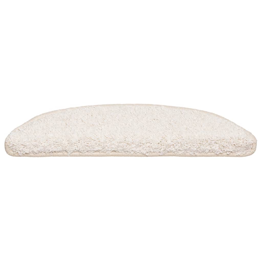 Trappematter 30 stk 56x17x3 cm hvite halvrund