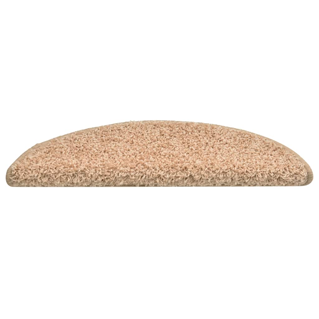 Trappematter 30 stk 56x17x3 cm gull halvrund vidaXL
