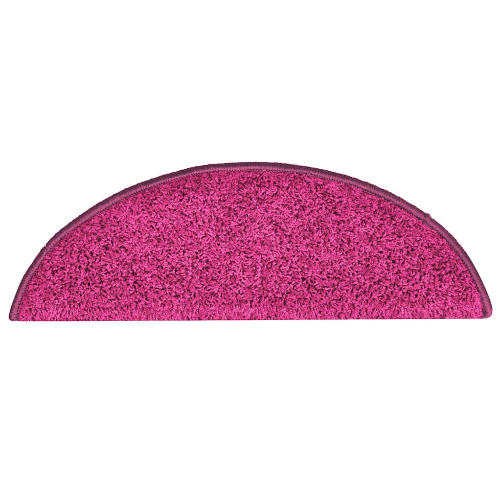 Trappematter 30 stk 56x17x3 cm rosa halvrund