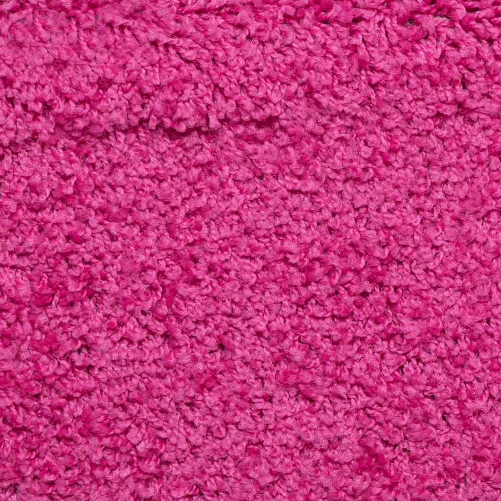 Trappematter 30 stk 56x17x3 cm rosa halvrund